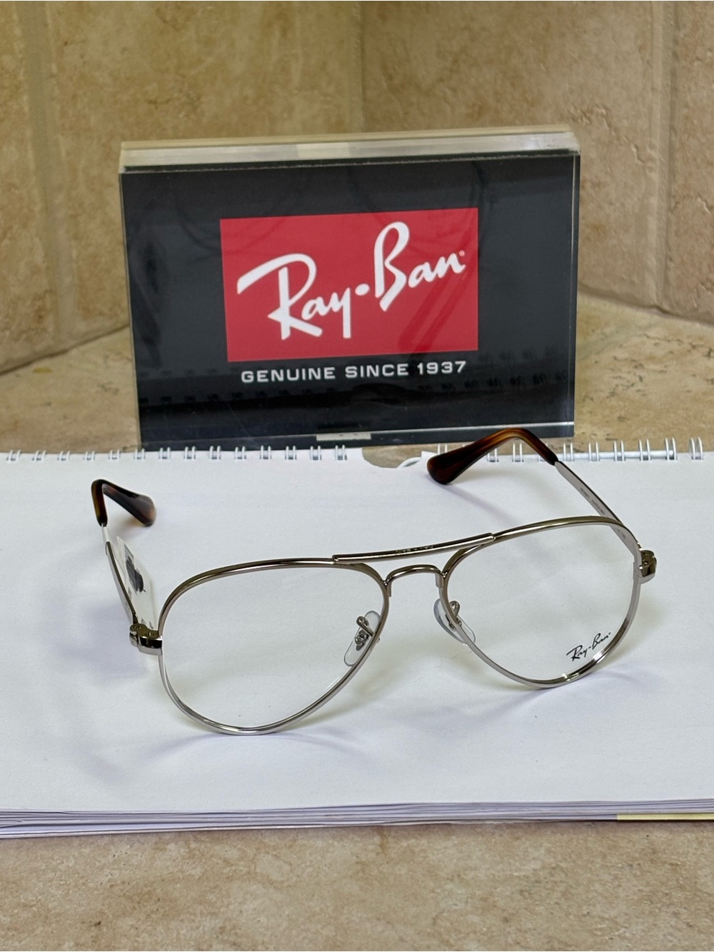 New Ray-Ban RX3925V 2501 Silver Aviator Max Eyeglasses